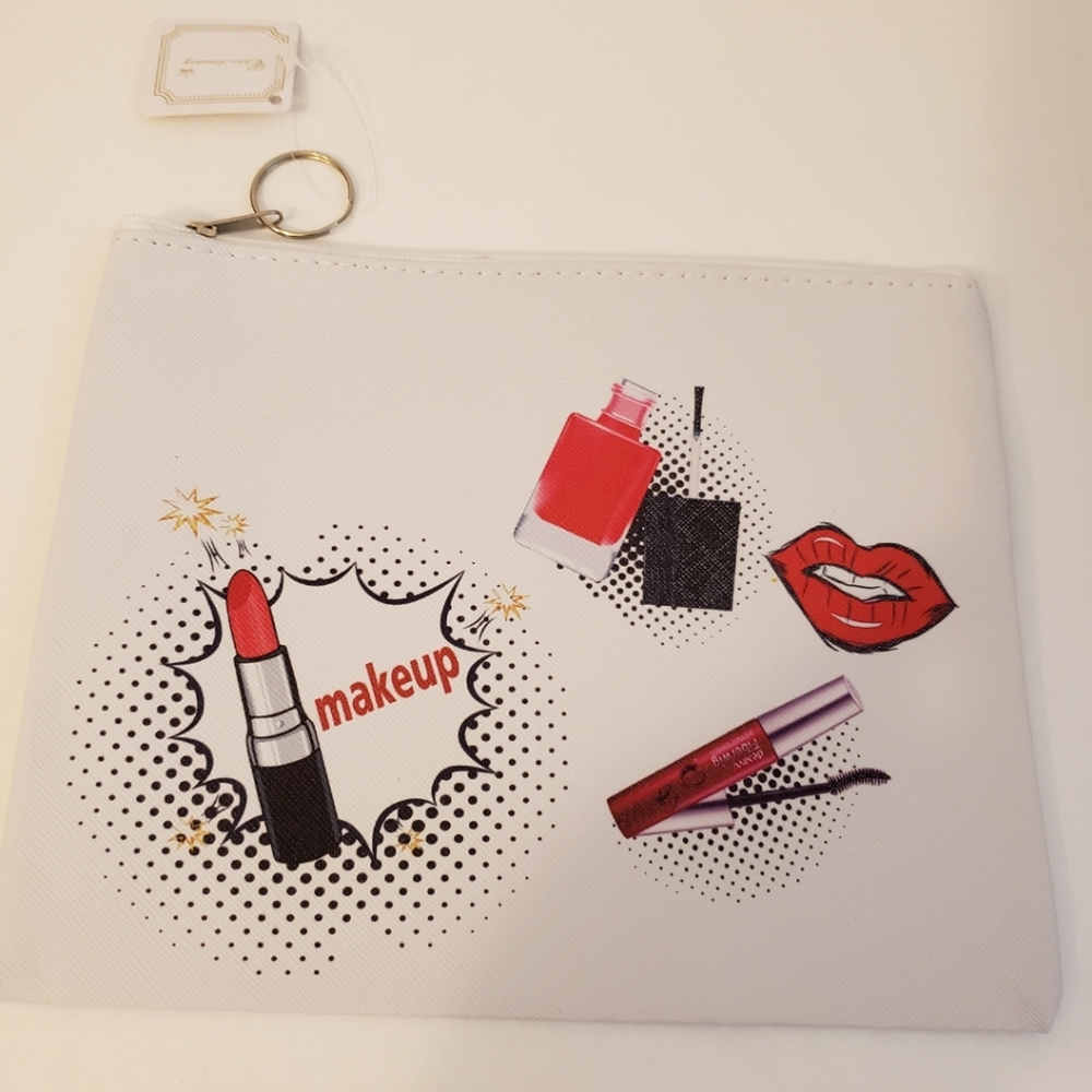 Cosmetic Bag with Keychain